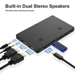 Carte de capture vidéo HD 1080P 60FPS USB 2.0 Convertisseur AV/ Enregistreur Compatible Linux pour magnétoscope/VHS/<span class=keywords><strong>Hi8</strong></span>/Caméscopes/Systèmes de jeu - Product Image 4