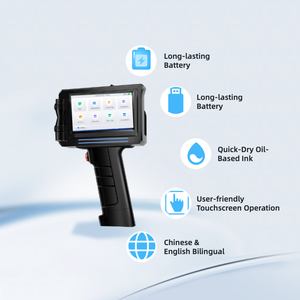 Ymark chứng nhận chất lượng xách tay mini máy in phun không thấm nước mới máy in cho nhựa thủy tinh hình xăm dán biểu tượng - Product Image 3