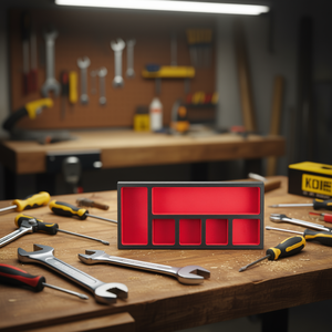 519 M SK6V <b>Tool</b> <b>Storage</b> Tray Red Insert Organizer For Workshop Use - Product Image 3