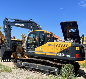Excavadora Hyundai 220LC-9S usada de alta calidad, excavadoras originales Hyundai 220LC-9S de 22 toneladas con precio bajo para la venta - Product Image 6