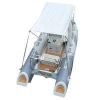 Bateau pneumatique de sport à console centrale certifié CE, 480 cm (16 pieds), pour la pêche en mer et les aventures de dérive en extérieur