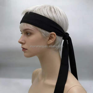 <span class=keywords><strong>LUMI</strong></span> TP-007 Bandeau fin en soie durable et réutilisable, foulards, poignée de sac à main, attaches pour mèches, lot de bandeaux antidérapants pour cheveux de femme - Product Image 1