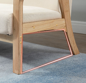 Căn hộ nhỏ hộ gia đình phong cách Nhật Bản 2 chỗ ngồi sofa gỗ đặt phòng khách đồ nội thất phòng khách - Product Image 5