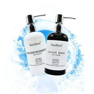 Ensemble de soins capillaires à l'extrait de caviar de haute mer biologique, shampooing et après-shampooing hydratants et nourrissants pour réparer les cheveux - Product Image 2