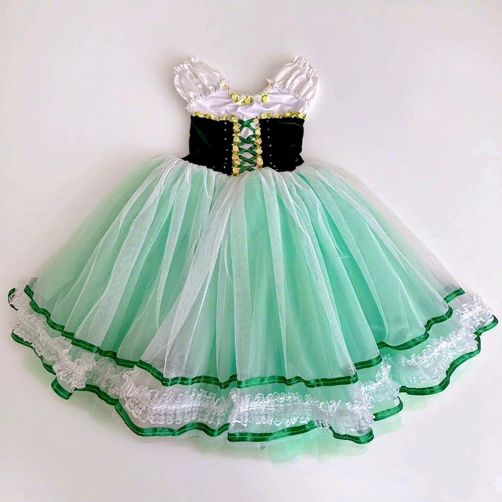 belle fille verte