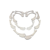Imprimante 3D de prototypage rapide en alliage d'aluminium 6061 AlSi10Mg haute précision SLM, impression métallique personnalisée OEM pour l'usinage