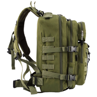 Sac à dos tactique Molle grande capacité 36-56L, durable, avec fermeture éclair et fermoir, léger, doublure polyester, compartiment ordinateur