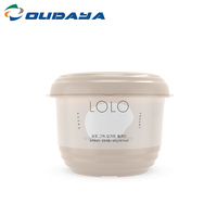 Compartimentos BRC de 1,5 l para comida, contenedor de plástico para microondas, preparación de comida, PP, desechable, bento, fiambrera, embalaje de alimentos