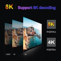 Reproductor Multimedia para TV Más Vendido, H96 Max V58 8K, Wifi Dual, BT, Android 12, Android TV Box