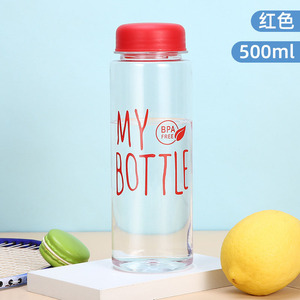 Venta al por mayor personalizado sin BPA 500ml como botellas de plástico para bebidas botella de agua de plástico mi botella - Product Image 6