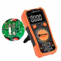 Multimeter Digital Mini Akurasi Tinggi dengan Rentang Otomatis, LCD Voltmeter Ammeter Profesional untuk Teknisi HVAC, Garansi 1 Tahun, IP56