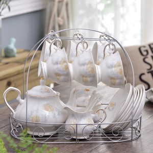 Ensemble de tasses à café en porcelaine, vaisselle à café, ensemble de 15 pièces, ensemble de thé en céramique, ensemble de café Albert Royal - Product Image 4