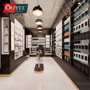 Tienda de perfumes de madera personalizada, estante de exhibición de montaje, tienda de perfumes, vitrina de diseño de interiores - Product Image 3