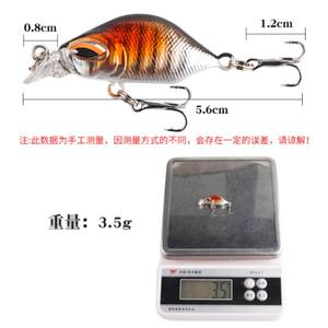 Leurre Artificiel Rigide Bionique Chubby Luya en Plastique ABS Submergé pour Micro-Objets, 4,4 cm, 3,5 g, avec Hameçons, pour Lancer Longue Distance, Carpe, Lac, <span class=keywords><strong>Marlin</strong></span> - Modèle 2026 - Product Image 5