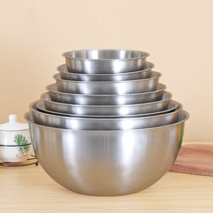 Bol à soupe en acier inoxydable de couleur métallique, bol à salade personnalisé, bol à mélanger en acier inoxydable - Product Image 3