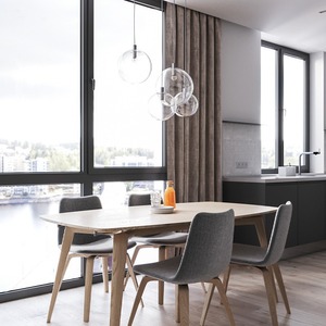 חלונות מערכת בסגנון אסיאתי מודרני, יפים ושקופים, חלונות הזזה וחלונות ציר עמידים ואיכותיים - Product Image 6