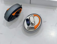 Écouteurs sans fil OWS pour réunions d'affaires, appels HD clairs, avec boucle d'oreille, contrôle tactile V5.4, étanchéité IPX-2 intégrée