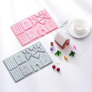 <span class=keywords><strong>Molde</strong></span> <span class=keywords><strong>de</strong></span> silicona para hornear pasteles y galletas, para <span class=keywords><strong>casa</strong></span> <span class=keywords><strong>de</strong></span> Navidad, nuevo diseño - Product Image 1