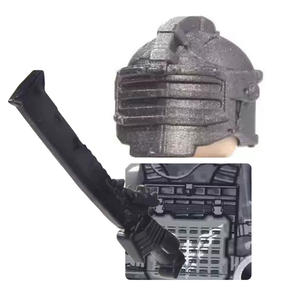 MOC tentara SWAT pasukan khusus militer Mini tokoh aksi senjata pedang Broadsword helm <span class=keywords><strong>Gas</strong></span> masker bata mainan - Product Image 2