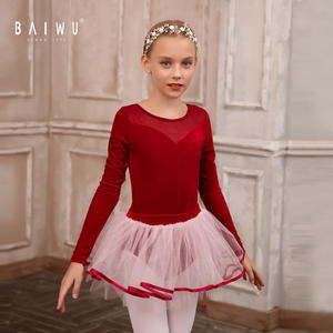 Robe <span class=keywords><strong>Tutu</strong></span> <span class=keywords><strong>rose</strong></span> à manches longues pour enfants, tenue de bal, 119242313 - Product Image 1