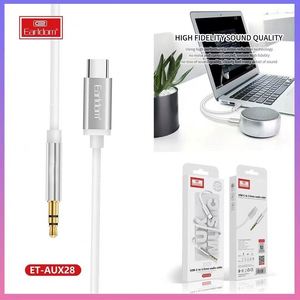 Earldom อะแดปเตอร์เสียงสายหูฟัง USB Type-C USB-C ตัวผู้ไปยังตัวเมีย35มม. แจ็ค DAC Type C ถึง3.5มม. อะแดปเตอร์ AUX