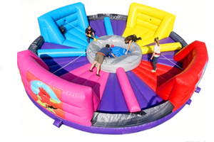 Juego Inflable de Barrido Mecánico, Arena de Desafíos Interactiva, Lona de PVC de 0.55mm para Niños y Adultos, <span class=keywords><strong>Alquiler</strong></span> para Eventos - Product Image 4