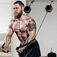 Pompe de fitness, bandes de résistance réglables, haltères et machine à ramer tout-en-un, équipement d'entraînement complet pour le corps