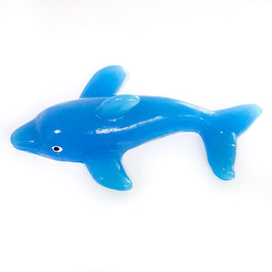 Jouet anti-stress en TPR en forme de dauphin, adorable et collant, vente en gros - Product Image 4