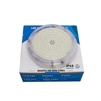 Einbau-Poollampe ABS IP68 RGB Farbwechsel LED Unterwasser-Schwimmbadbeleuchtung mit Fernbedienung für Landschaftsdekoration