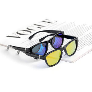 थोक फैशन बच्चों ने धूप का चश्मा उव संरक्षण दर्पण लेंस रंगीन चिंतनशील शिशु लड़के लड़की धूप का चश्मा - Product Image 4