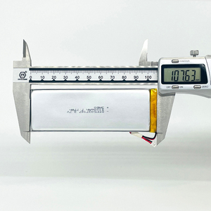 Batería de Iones de Litio 5037107 de 2100mAh y 3.7V, Personalizada de Fábrica, Recargable, de Alta Capacidad, Celda de Polímero Lipo - Product Image 3