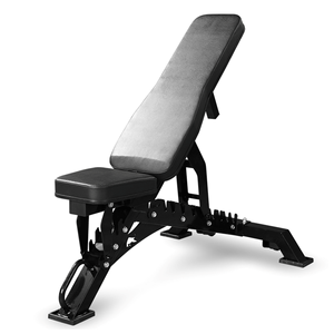 Banc de sport multifonctionnel pliable et réglable, <span class=keywords><strong>support</strong></span> pour <span class=keywords><strong>haltères</strong></span>, structure en acier inoxydable, équipement de gym pour usage domestique, capacité 400 kg - Product Image 1