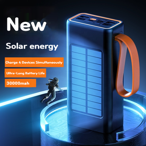 Banque d'alimentation solaire de haute qualité <span class=keywords><strong>30000mAh</strong></span> avec charge rapide, chargeur solaire extérieur <span class=keywords><strong>30000mAh</strong></span>, affichage de la capacité élevée, banque d'alimentation solaire - Product Image 4