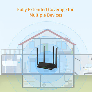 Bộ định tuyến Wi-Fi thông minh không dây công suất cao N300 với ăng ten thu được cao - Product Image 2