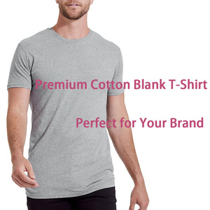 T-Shirt Classica in Cotone a Collo Tondo Bianca Taglia Grande Pesante con Stampa Digitale Personalizzata del Logo per Uomo - Product Image 4