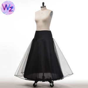 <span class=keywords><strong>Jupon</strong></span> de <span class=keywords><strong>mariage</strong></span> surdimensionné à 1 <span class=keywords><strong>cerceau</strong></span> et 2 couches de fil, avec dentelle corset, style jupe trapèze - Product Image 2