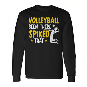 Camiseta de manga larga con diseño de atacante deportivo de voleibol Been There Spiked That - Product Image 2