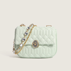 Sac à Main Femme 2023 Nouvel Recueillir Véritable Cuire Mini De Lux Petit Design Holographique A Chaîne Pour Femm Tendanc - Product Image 1
