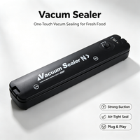 Machine de mise sous vide portable pour la maison, pour aliments secs et humides, machine de mise sous vide électrique automatique mini avec sacs