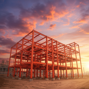 Constructions préfabriquées légères et rentables en acier Entrepôt commercial/Bâtiments métalliques en acier Construction de hangars - Product Image 4