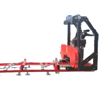Scierie à rail modulaire, épaisseur maximale de la coupe de 760 mm, structure solide et tête de scie longue durée pour des performances durables