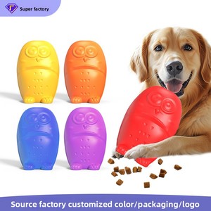 Nouvel Arrivage Jouet Interactif pour Animaux de Compagnie en Silicone de Qualité Alimentaire, Anti-fuite, Squeaky, Résistant aux Morsures, Réutilisable, pour Mâcher et Divertir - Product Image 1