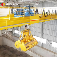 Nouveau bonus client modèle QZ pont roulant à double poutre 50 tonnes 100 tonnes 160 tonnes 200 tonnes avec godet à quatre cordes