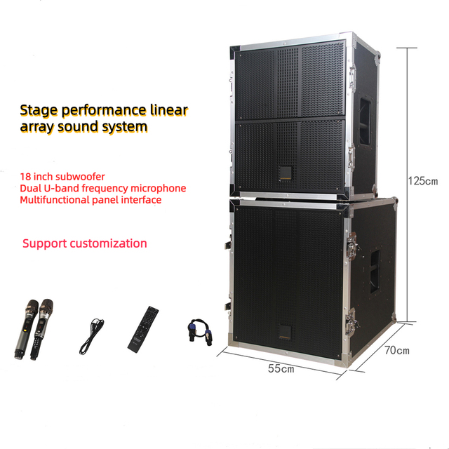 Professional Stage Performance Line Array Speakers Complete Professional Sound System Outdoor Sound System