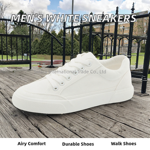 Zapatillas Deportivas Blancas de Hombre, Estilo Clásico, Casuales, Transpirables, para Primavera, Verano y Otoño, con Forro de Malla Resistente - Product Image 3