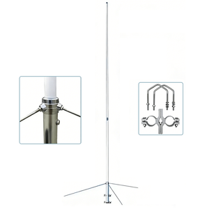 Antenne de base Triband Omni en fibre de verre pour répéteur radio, antenne de station de base HF/VHF/UHF SDdiamond V2000 - Product Image 1