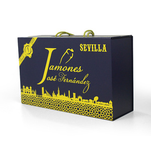 Custom Logo <b>Magnetic</b> Packaging Personalized Box Handle Folding Rigid Cardboard Paper Favrate Orange Gift Box - Product Image 2