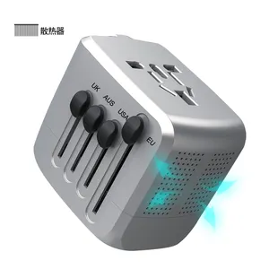 International travel adaptor electrical plug outlet universal adaptor smart USB charger travel adapter