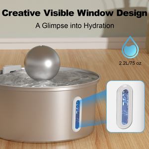 3.2L Cat التلقائي USB DC 5V الفولاذ المقاوم للصدأ Pet مع مضخة صامتة - Product Image 3