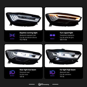 A6L Audi 12-15ชุดประกอบไฟหน้า, C7หลอดไฟคู่สี3000K ปลั๊กควบคุมการไหลของการไหลของการติดตั้ง - Product Image 3